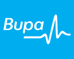 Bupa health insurance logo at Gosford Doctors